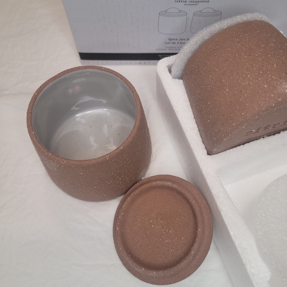 Citrine Spice Jars (set of 2) by Magenta - Picture 4 of 6